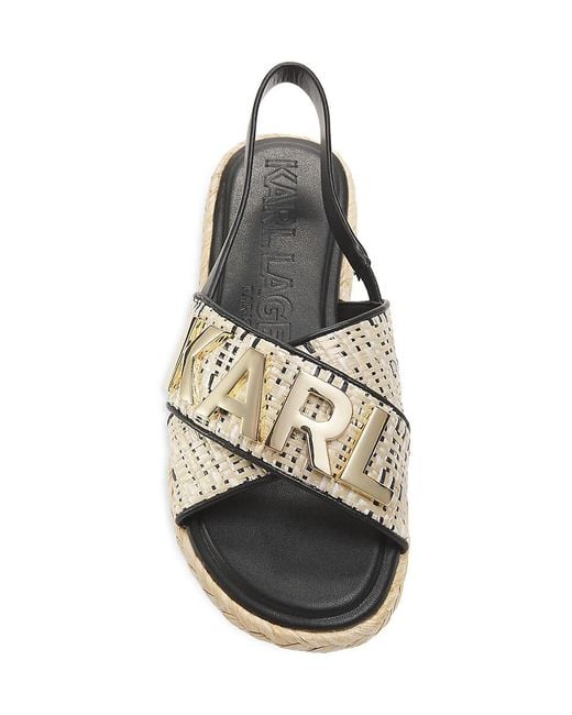Karl Lagerfeld Multicolor Charla Slingback Sandal