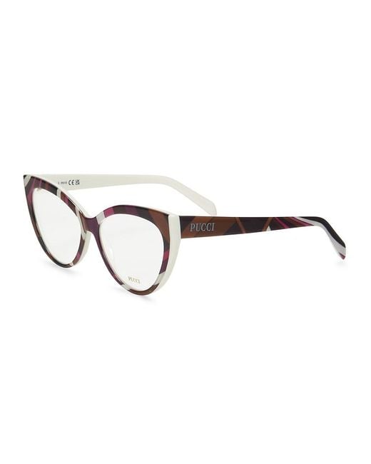 Emilio Pucci Natural 54Mm Cat-Eye Eyeglasses