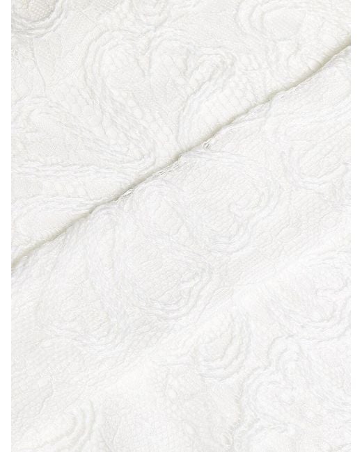 Kobi Halperin Black Posy Lace Tie-Neck Blouse