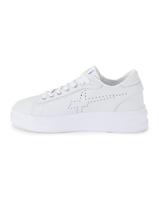 W6yz White Yuma Platform Sneakers