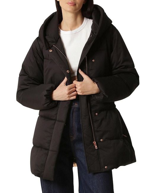 Avec les filles hooded down puffer coat hotsell