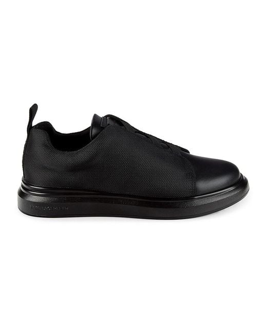 Karl Lagerfeld Laceless Sneakers in Black for Men Lyst UK
