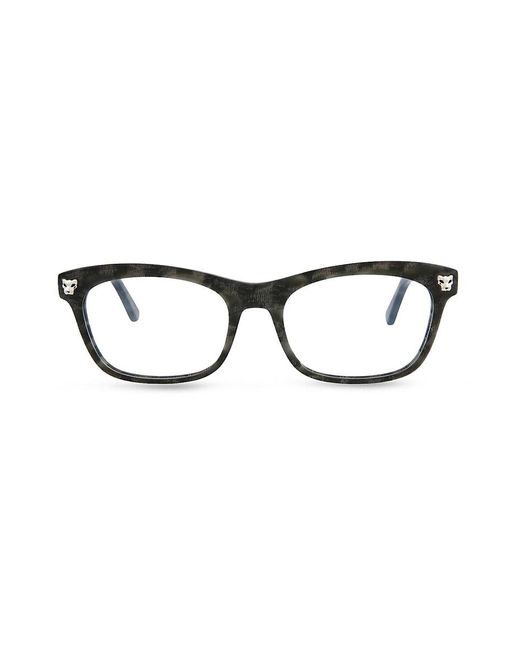 Cartier Gray 54mm Rectangle Eyeglasses