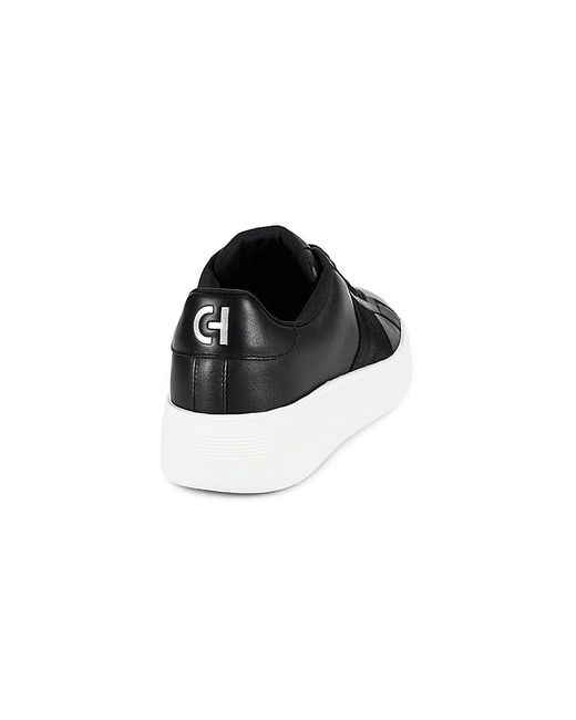 Cole Haan Black Grand Logo Low Top Sneakers for men