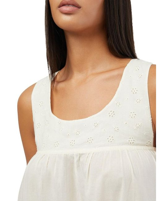 WeWoreWhat White Billow Empire Midi Cover-up Dress