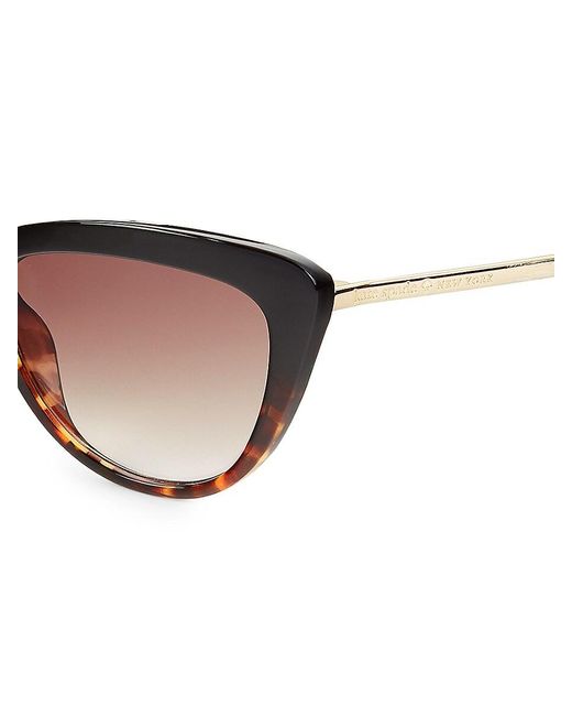 Kate Spade Brown Cissy 56mm Cat Eye Sunglasses