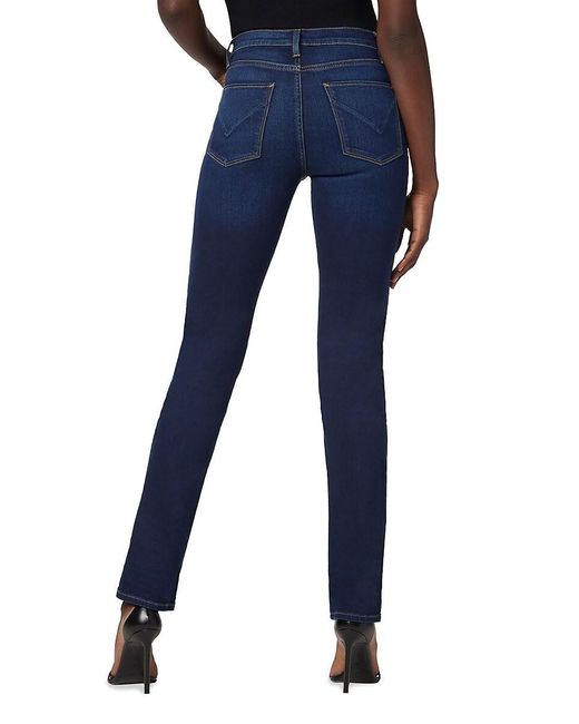Hudson Blue Nico Mid Rise Straight Jeans