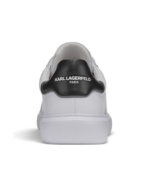 Karl Lagerfeld Multicolor Logo Leather Low-Top Sneakers for men