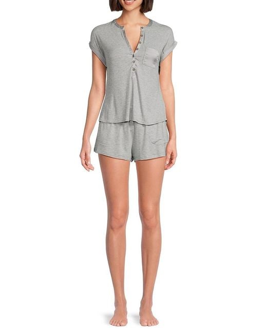 Ted Baker Multicolor 2-piece Solid Pajama Set