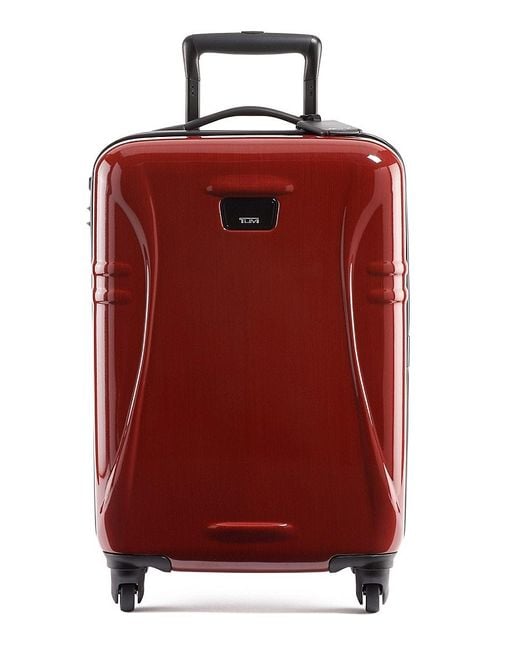 Tumi Red International 21.25-inch Hard Shell Carry-on luggage