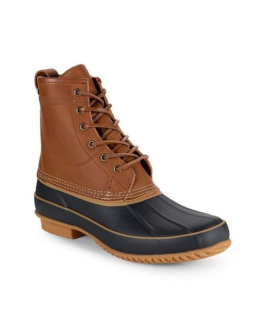 G.H.BASS Brown G. H. Bass Duclair Duck Boots for men