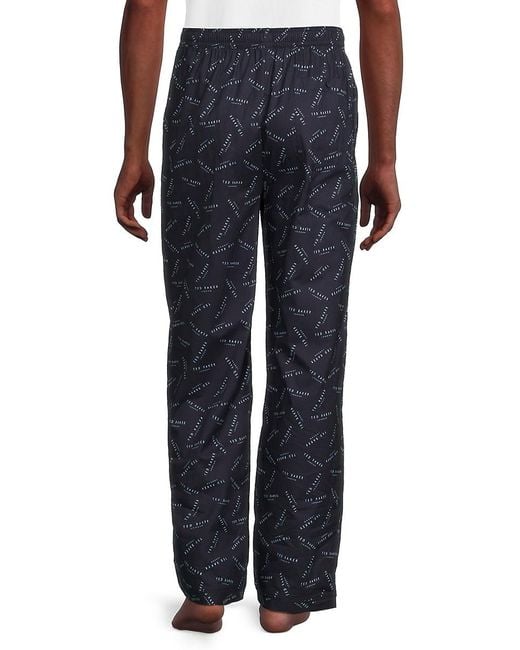 Ted Baker Luxe Print Pajama Pants in Blue for Men Lyst Canada