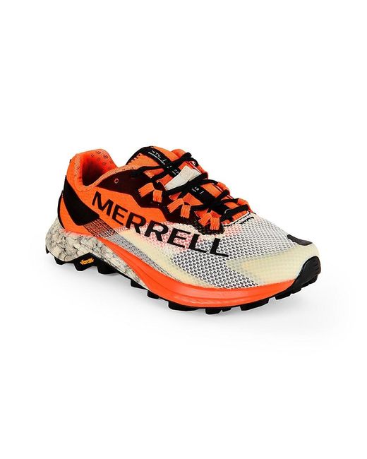 Merrell Orange Long Sky Colorblock Sneakers