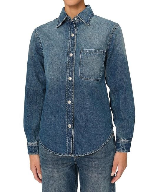 DL1961 Blue Ines Denim Shirt