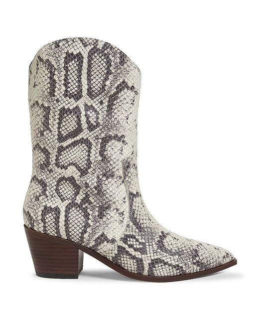 L'Agence Multicolor Claude 60Mm Snake Print Ankle Boots