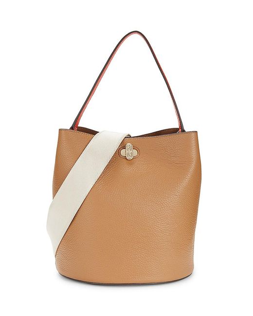 Furla Natural Dana Leather Top Handle Bag