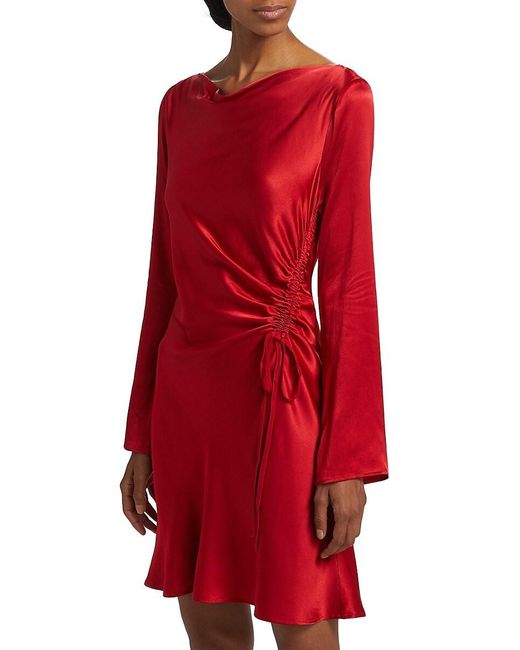 Rails Red Alessandra Satin Minidress