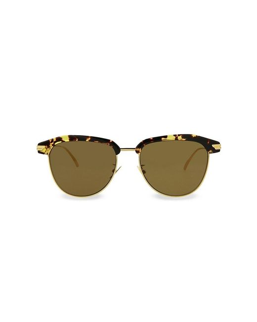 Bottega Veneta Multicolor 54mm Round Sunglasses