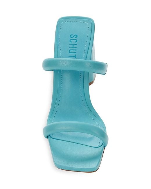 Schutz clearance blue sandals