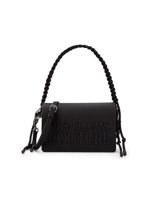 Versace Jeans Black Range H Logo Crossbody Bag