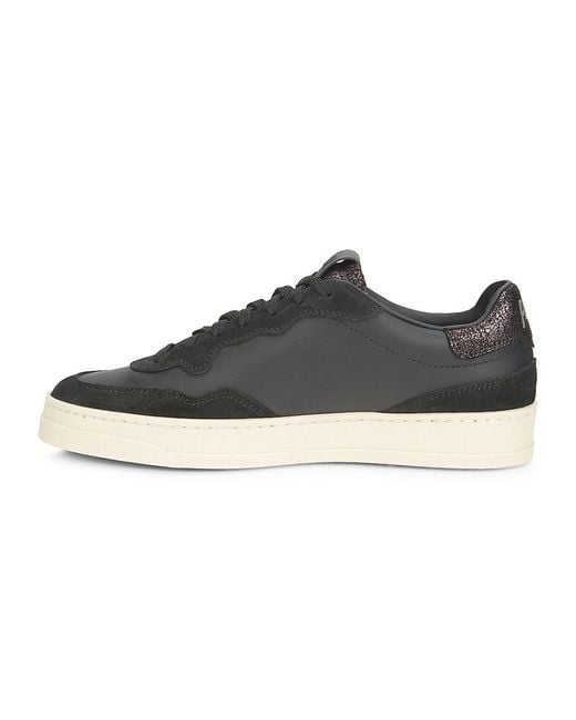 P448 Black Bali Low-top Leather Sneakers
