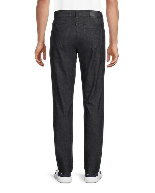 Brax Black Cooper Fancy Flannel Jeans for men