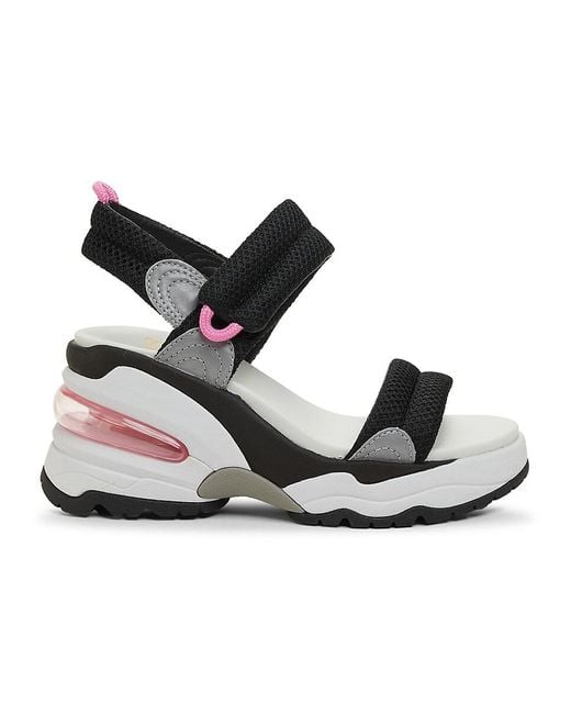 Ash Women's Black 90Mm Doxa Colorblock Platform Sandals