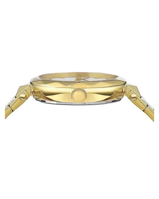 Versus  Metallic Covent Garden 36mm Stainless Steel Ip Gold Bracelet Watch