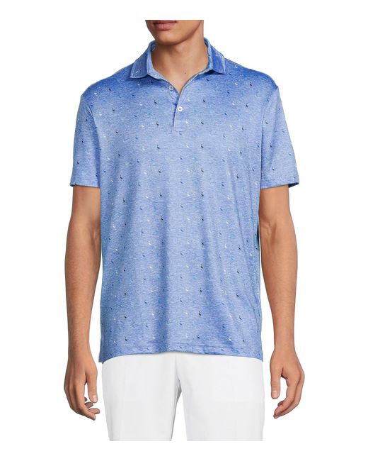 Tailorbyrd Bird Golf Polo in Blue for Men | Lyst