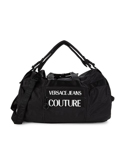 Versace Jeans Couture Synthetic Convertible Overnight Bag in Nero (Black) -  Lyst