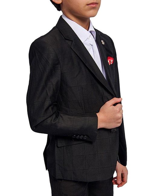 Elie Balleh Little Boy s Boy s Check Blazer in Black for Men Lyst