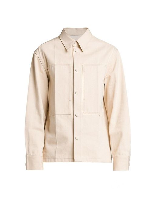 Jil Sander Natural Sea Island Denim Shirt for men