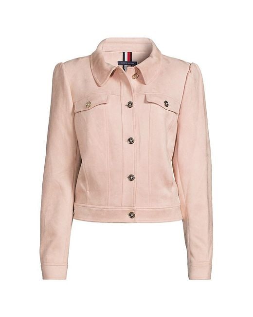Tommy Hilfiger Multicolor Solid Button Front Jacket