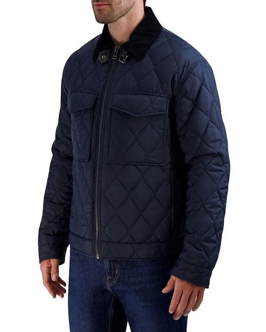 Cole haan diamond quilted down jacket on sale