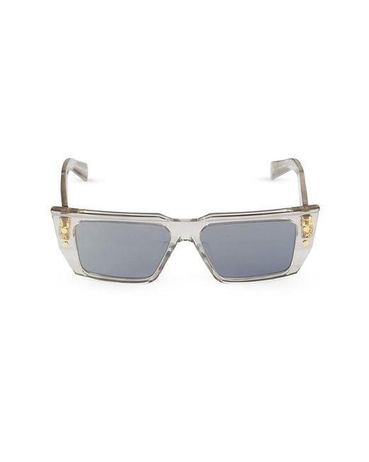 Balmain Multicolor 54Mm Rectangular Sunglasses