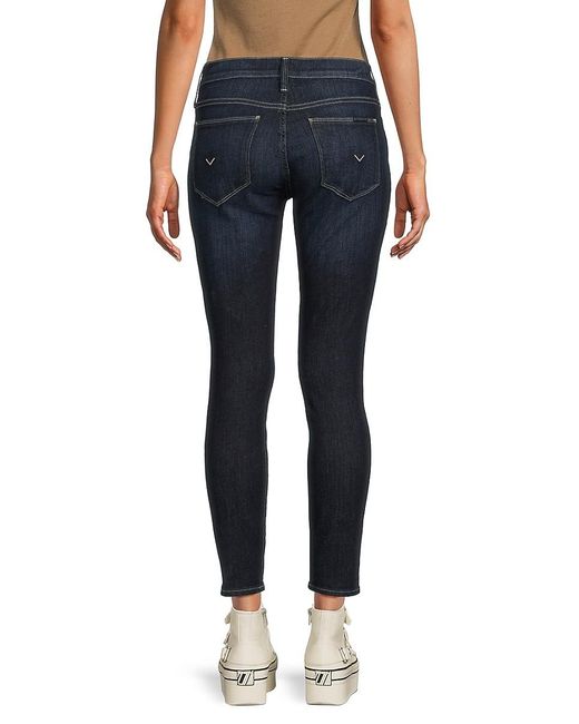 Hudson Jeans Natalie Mid Rise Skinny Jeans in Blue | Lyst Canada