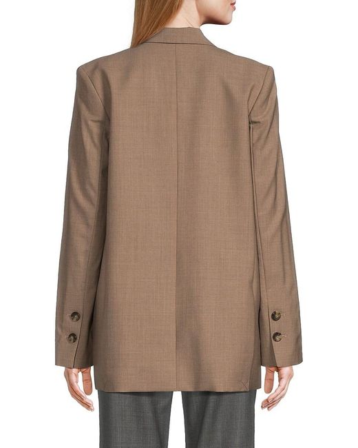 Twp Natural Stretch Virgin Wool Double Breasted Blazer