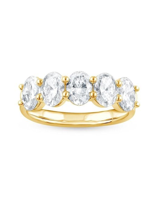 Badgley Mischka Metallic 14K & 2 Tcw Lab-Grown Diamond Ring