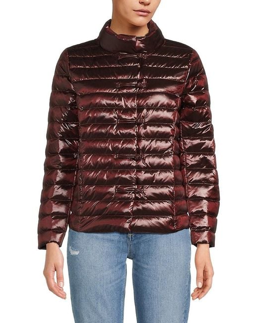 J.McLaughlin Red J. Mclaughlin Hayes Stand Collar Down Jacket