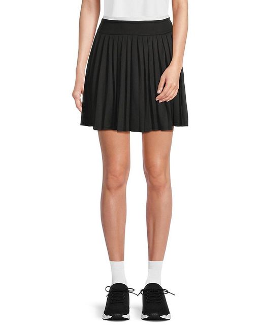 Tommy Hilfiger Black Pleated Performance Tennis Skirt