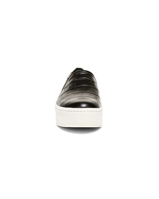 Vince slip deals on sneakers black