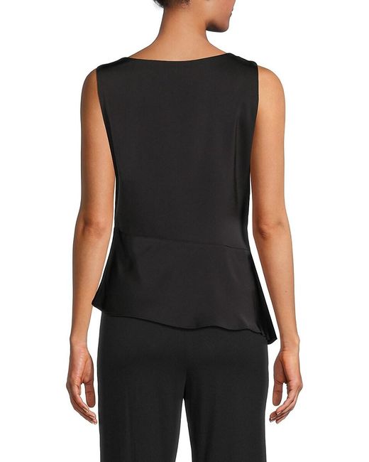 Asymmetrical peplum top hotsell