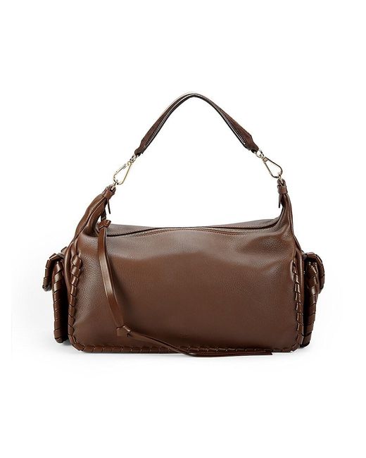 Chloé Brown Leather Duffel Bag