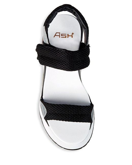 Ash Cosmos | Women's Black Wedge Sandals | Ash UK Official Site