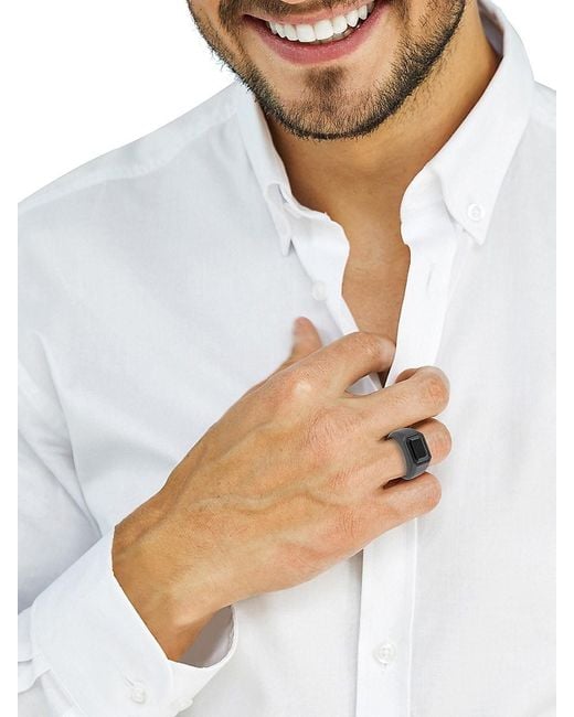 Effy Black Sterling & 7.20 Tcw Onyx Ring for men