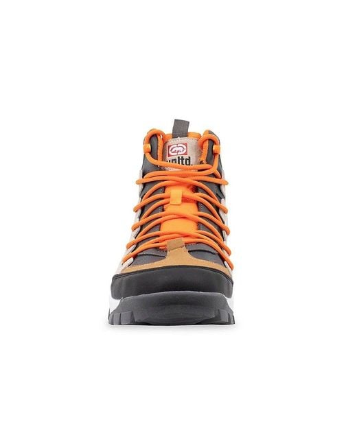 Marc Ecko Woven Hiking Boots in Blue for Men Lyst