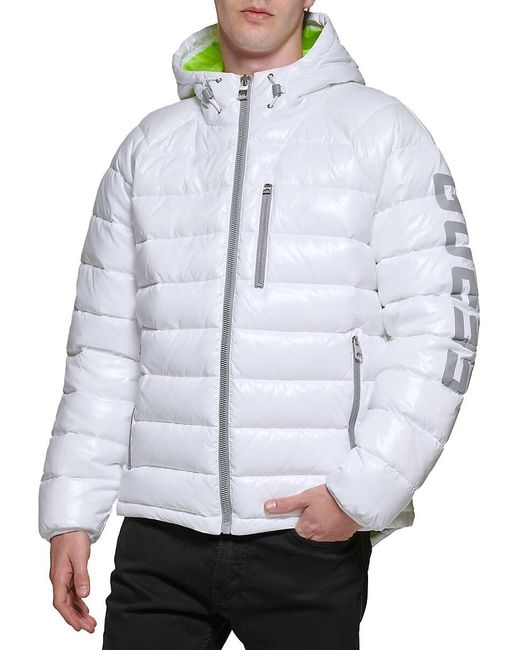 Guess drake puffer jacket store