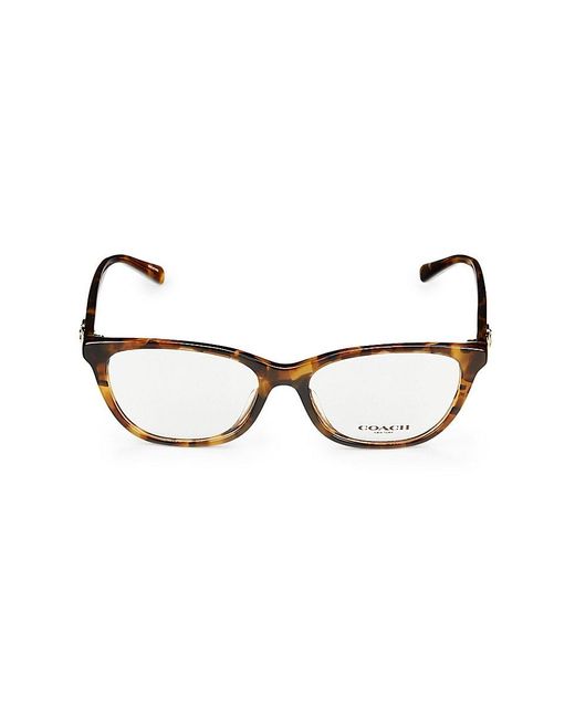 COACH Multicolor 54Mm Rectangle Eyeglasses