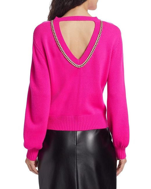 Generation Love Pink Jake Merino Wool Sweater