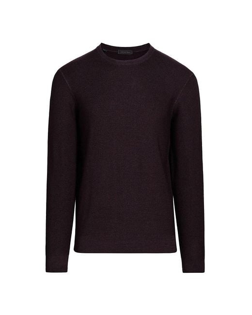 Saks Fifth Avenue Blue Collection Garment-Dyed Crewneck Sweater for men